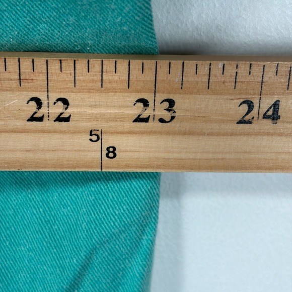 Vintage Club Z Turquoise Beaded Gem Short Sleeve Button Shirt Women Large - Picture 7 of 9